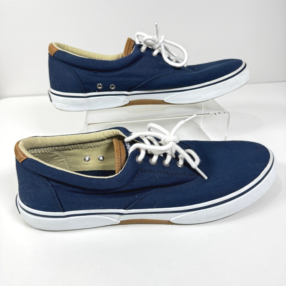 Sperry Top-Sider Mens Captains CVO Nautical Sneakers Navy Blue STS14134 Size 13